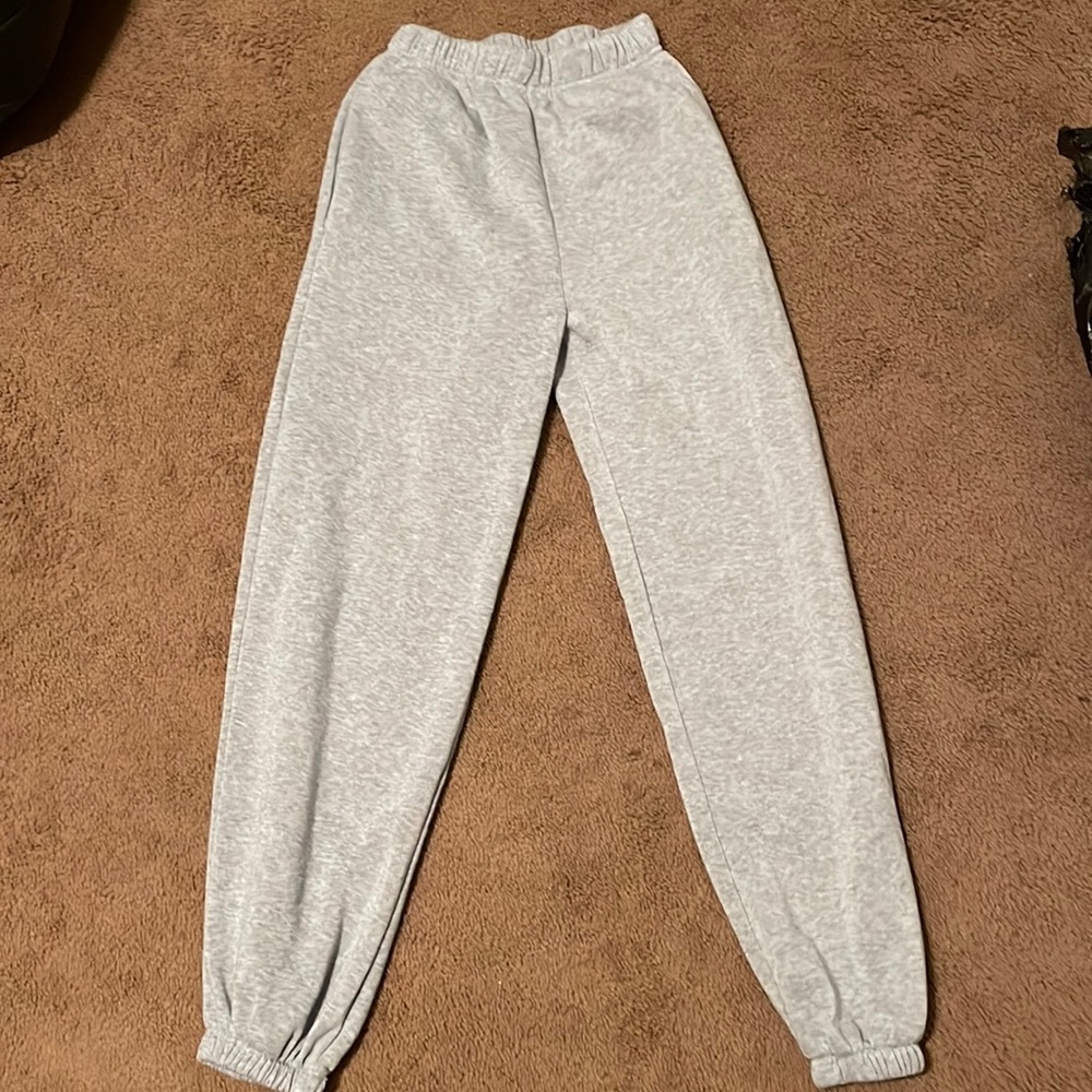 Plain gray sweatpants